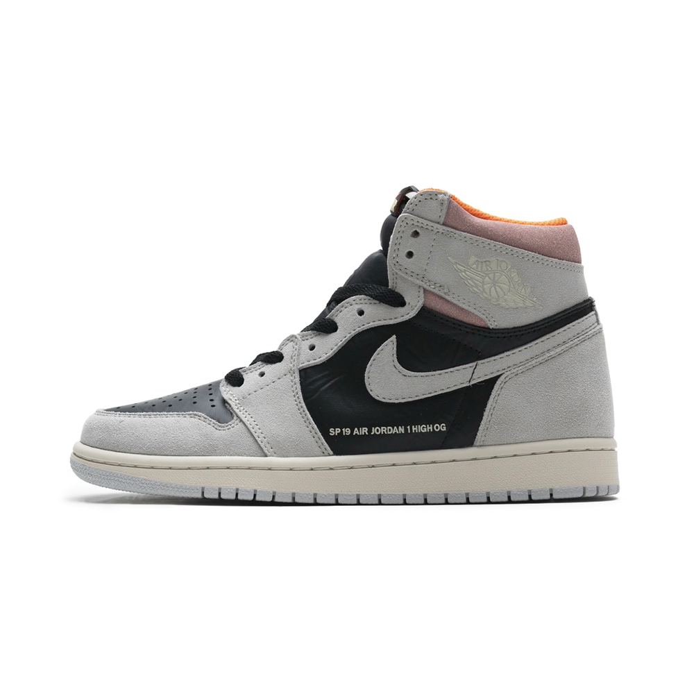 Nike Air Jordan 1 High "Neutral Grey Hyper Crimson"