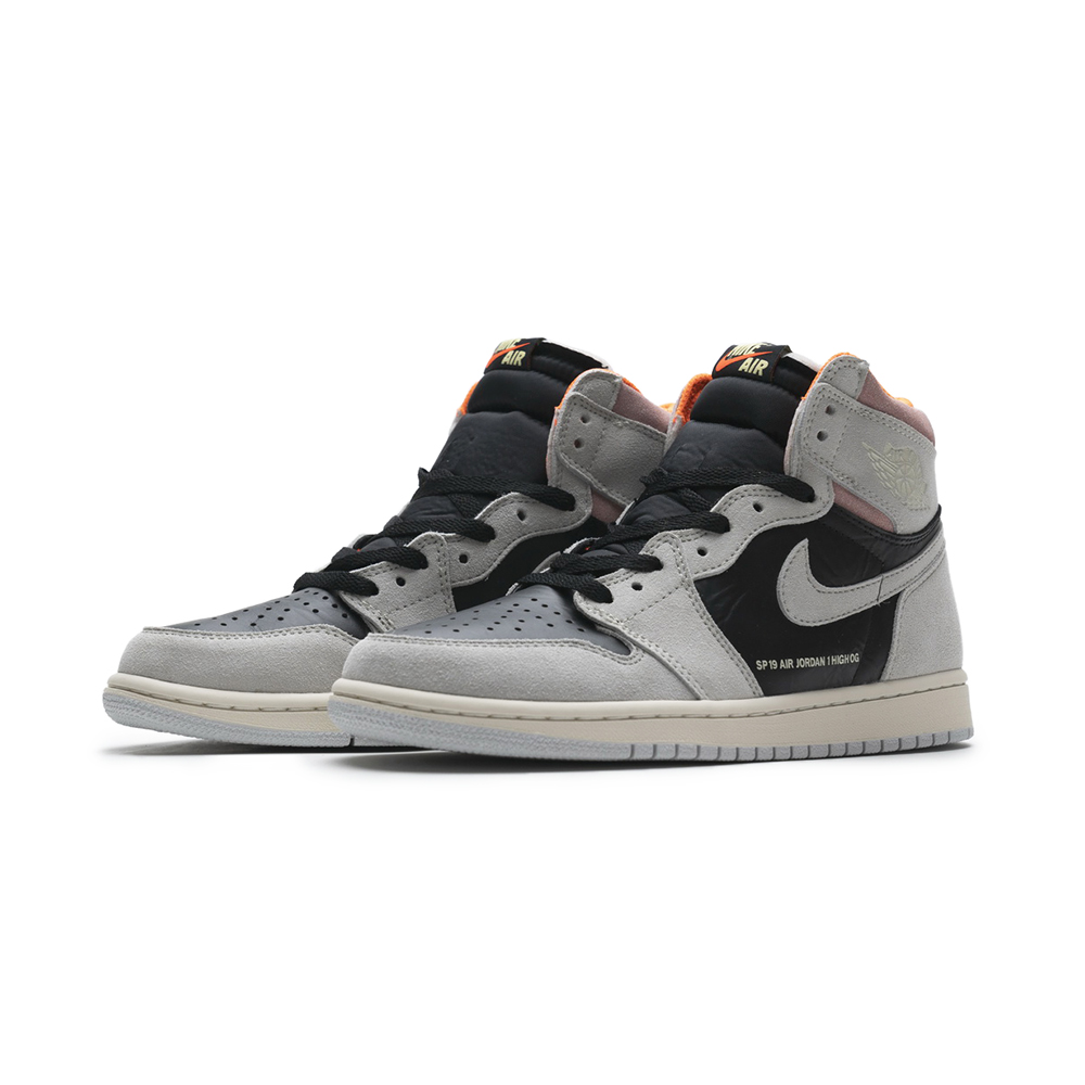 Nike Air Jordan 1 High "Neutral Grey Hyper Crimson"