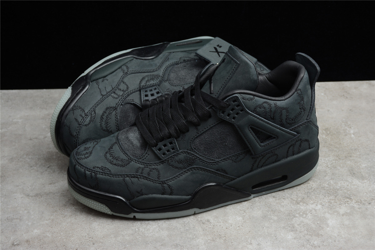 KAWS x Nike Air Jordan 4 Retro "Black"