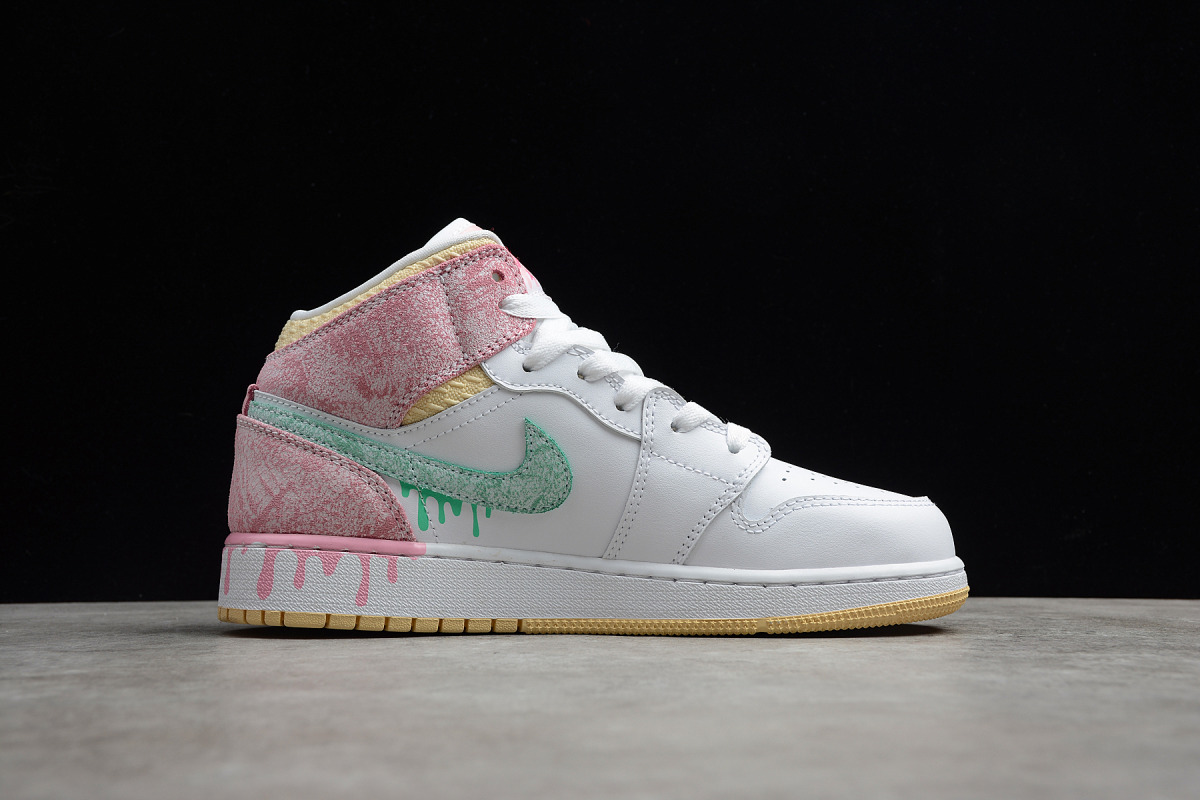 Nike Air Jordan 1 Mid "Paint Drip"