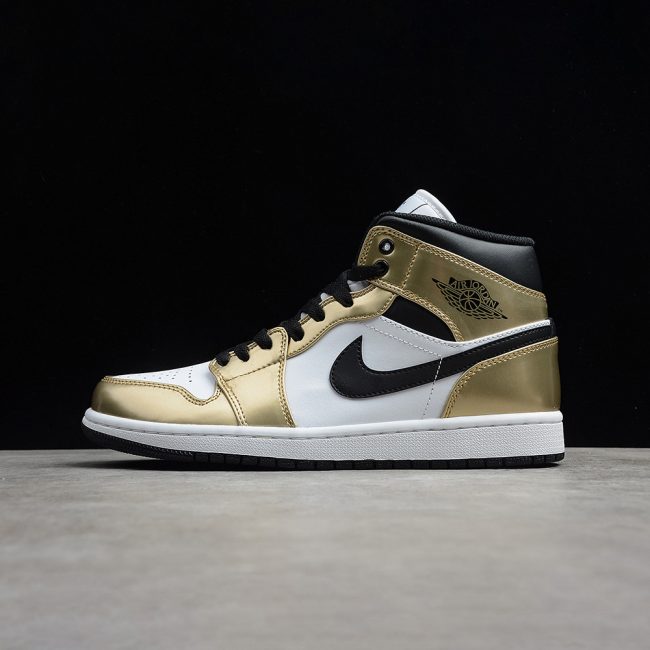 Nike Air Jordan 1 Mid "Metallic Gold"