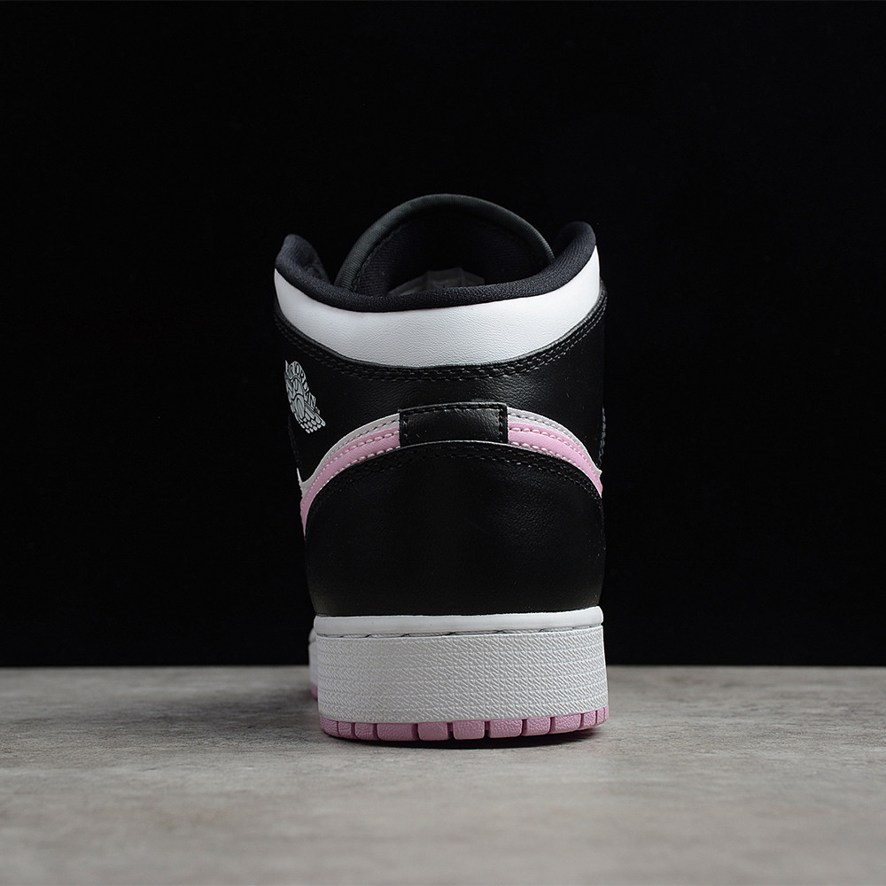 Nike Air Jordan 1 Mid "White Black Light Arctic Pink"