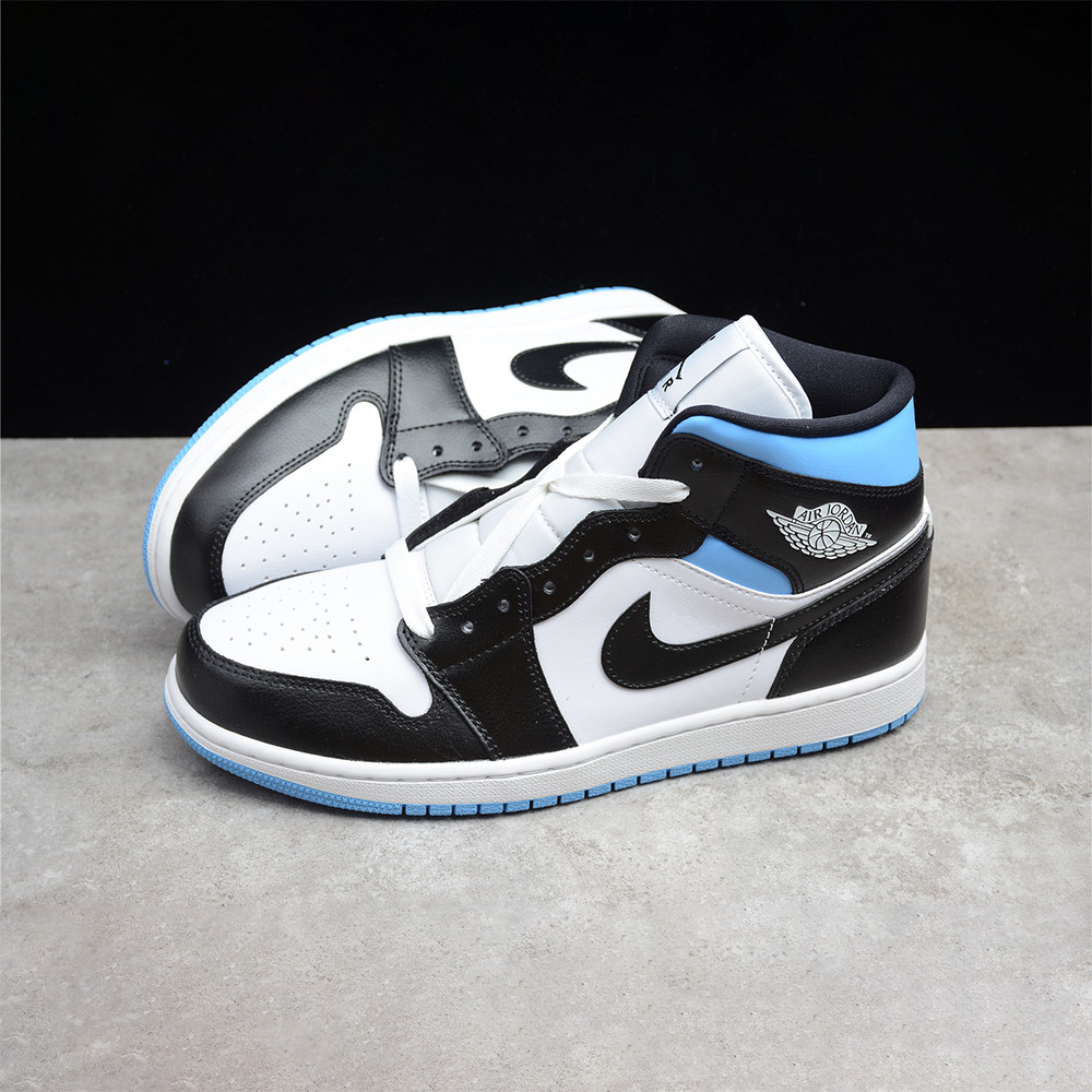 Nike Air Jordan 1 Mid "Royal Black & Blue"