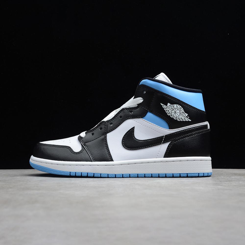 Nike Air Jordan 1 Mid "Royal Black & Blue"