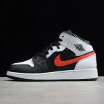 Nike Air Jordan 1 Mid "White Black Chile Red"