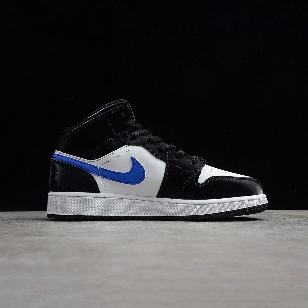 Nike Air Jordan 1 Mid "Black Racer Blue White"