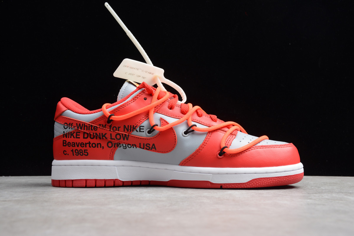 Off-White x Nike SB Dunk Low "University Red"