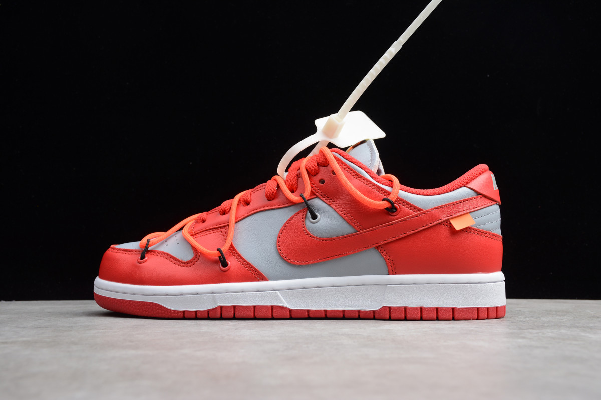 Off-White x Nike SB Dunk Low "University Red"