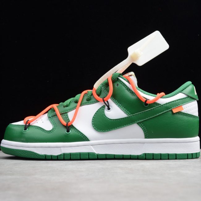 Off-White x Nike SB Dunk Low "Pine Green"