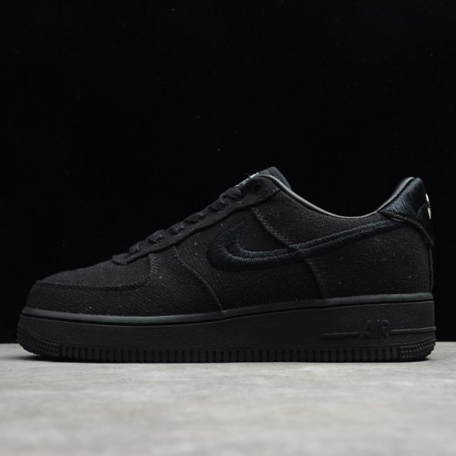 Stussy x Nike Air Force 1 Low "Black"