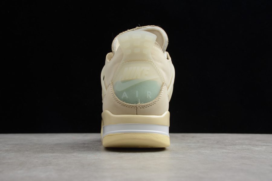 Off-White x Nike Air Jordan 4 Retro "Sail" - Imagen 3