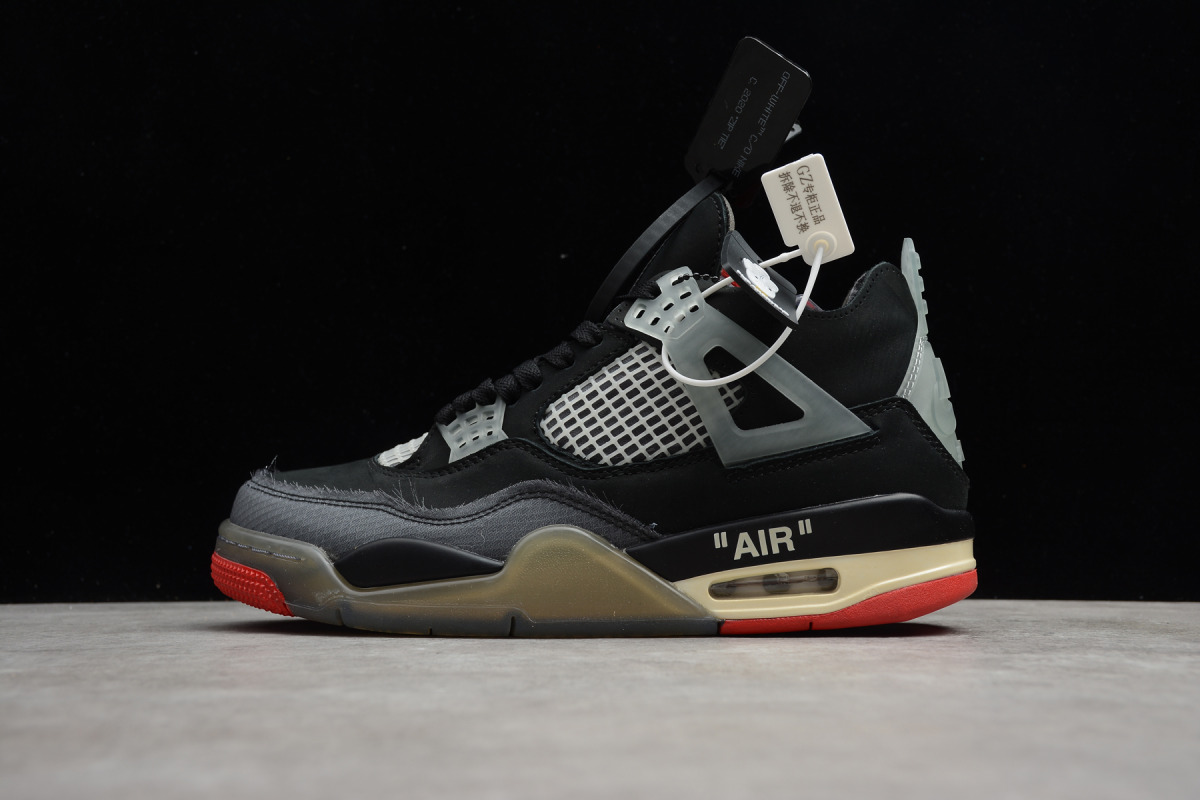 Off-White x Nike Air Jordan 4 Retro "Bred"