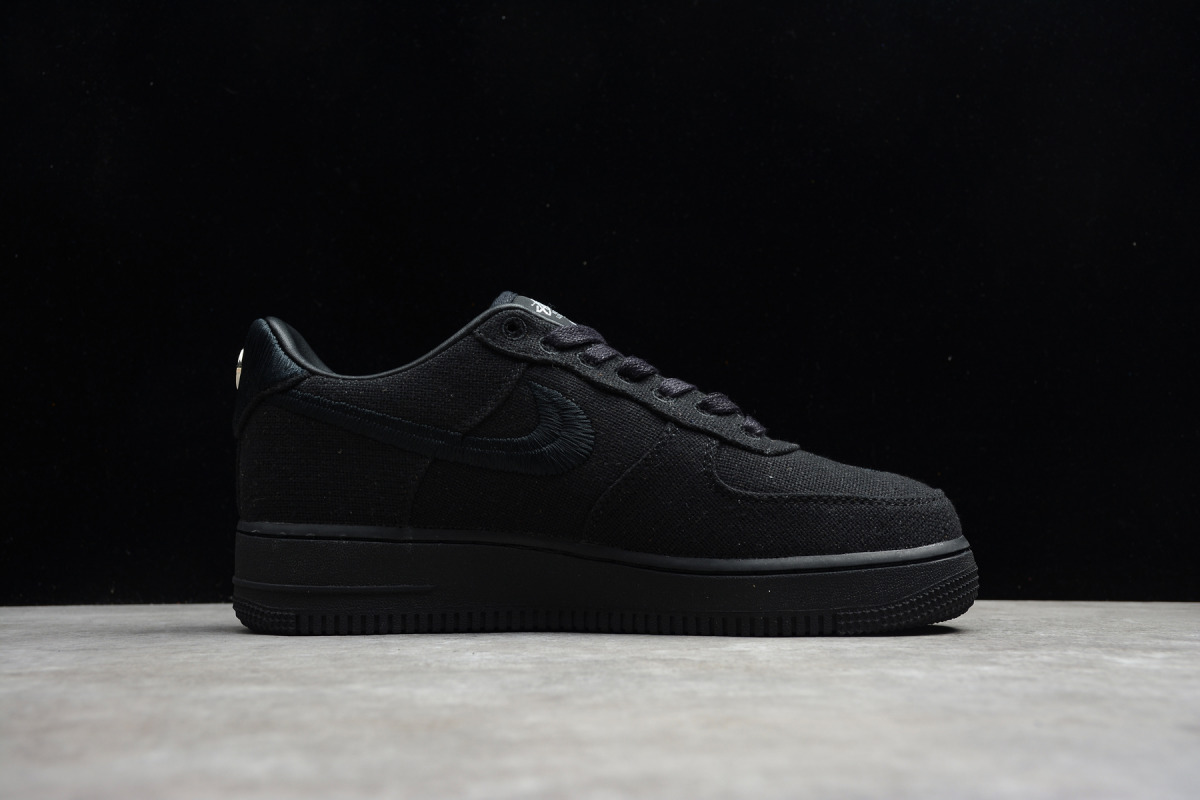 Stussy x Nike Air Force 1 Low "Black"