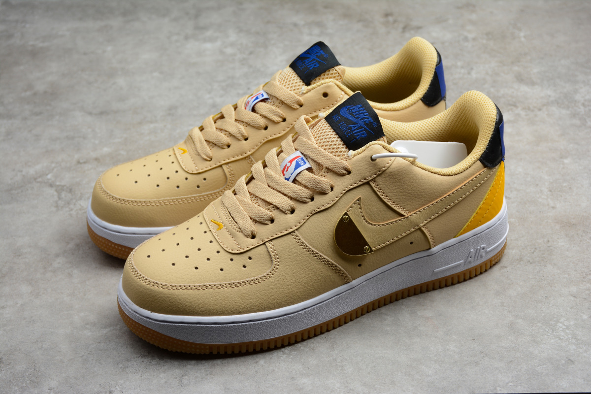 NBA x Nike Air Force 1 Low '07 LV8 "Sesame University Gold"