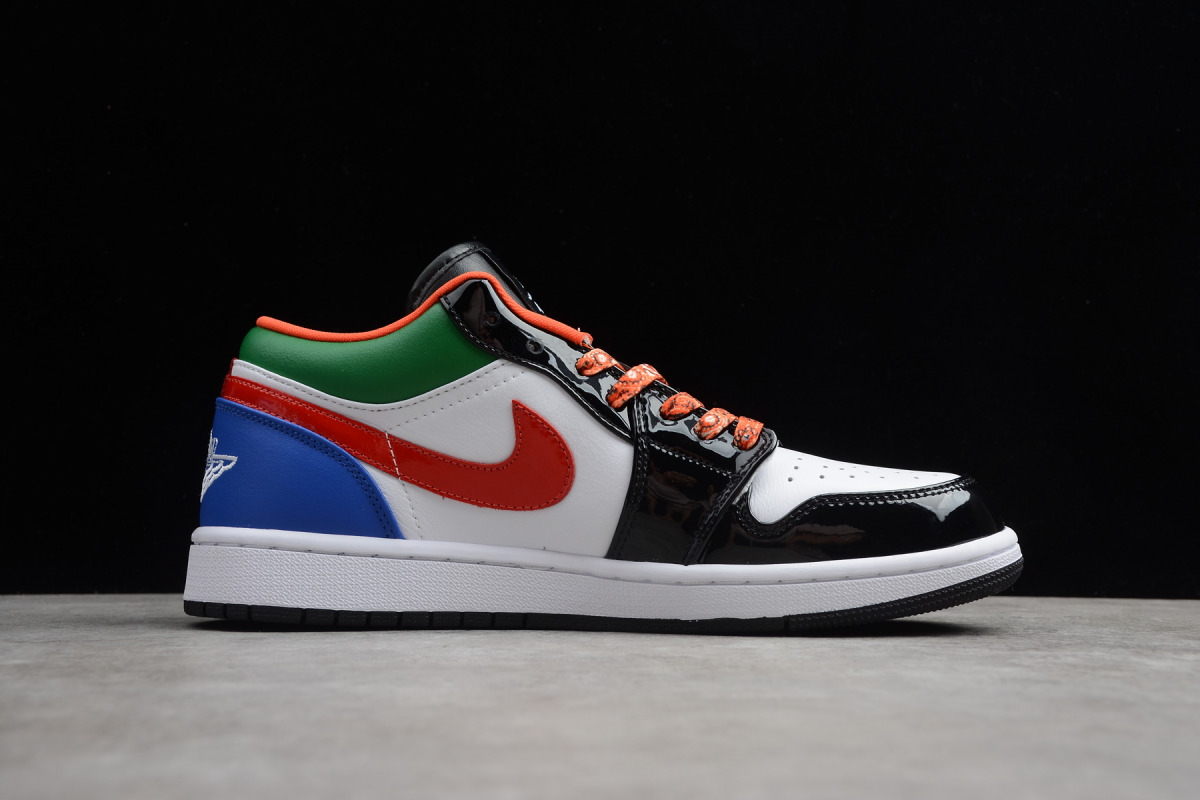 Nike Air Jordan 1 Low "Multi-Color Black Toe"