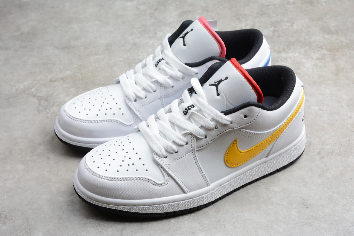 Nike Air Jordan 1 Low "White Multi-Color"