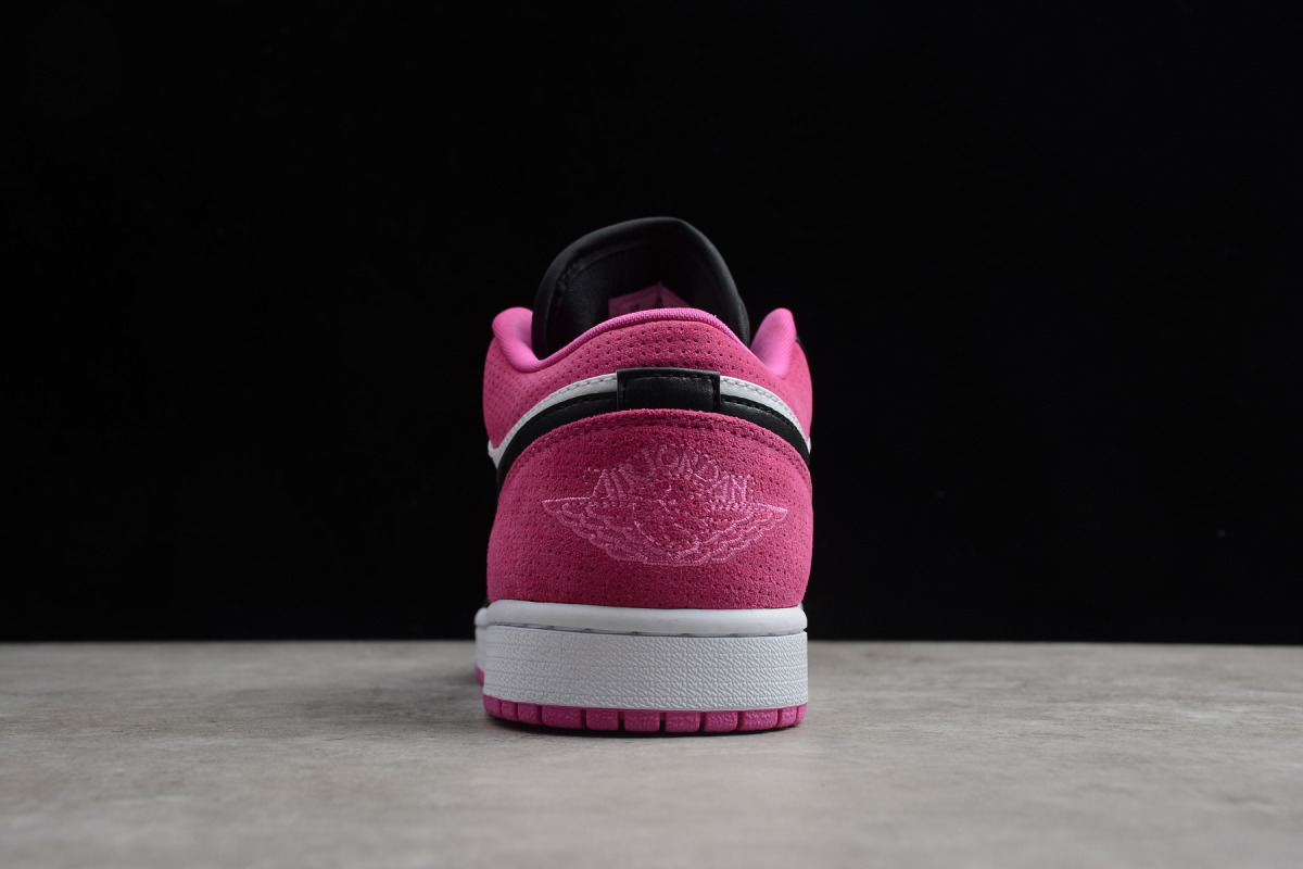 Nike Air Jordan 1 Low "Black Active Fuchsia"