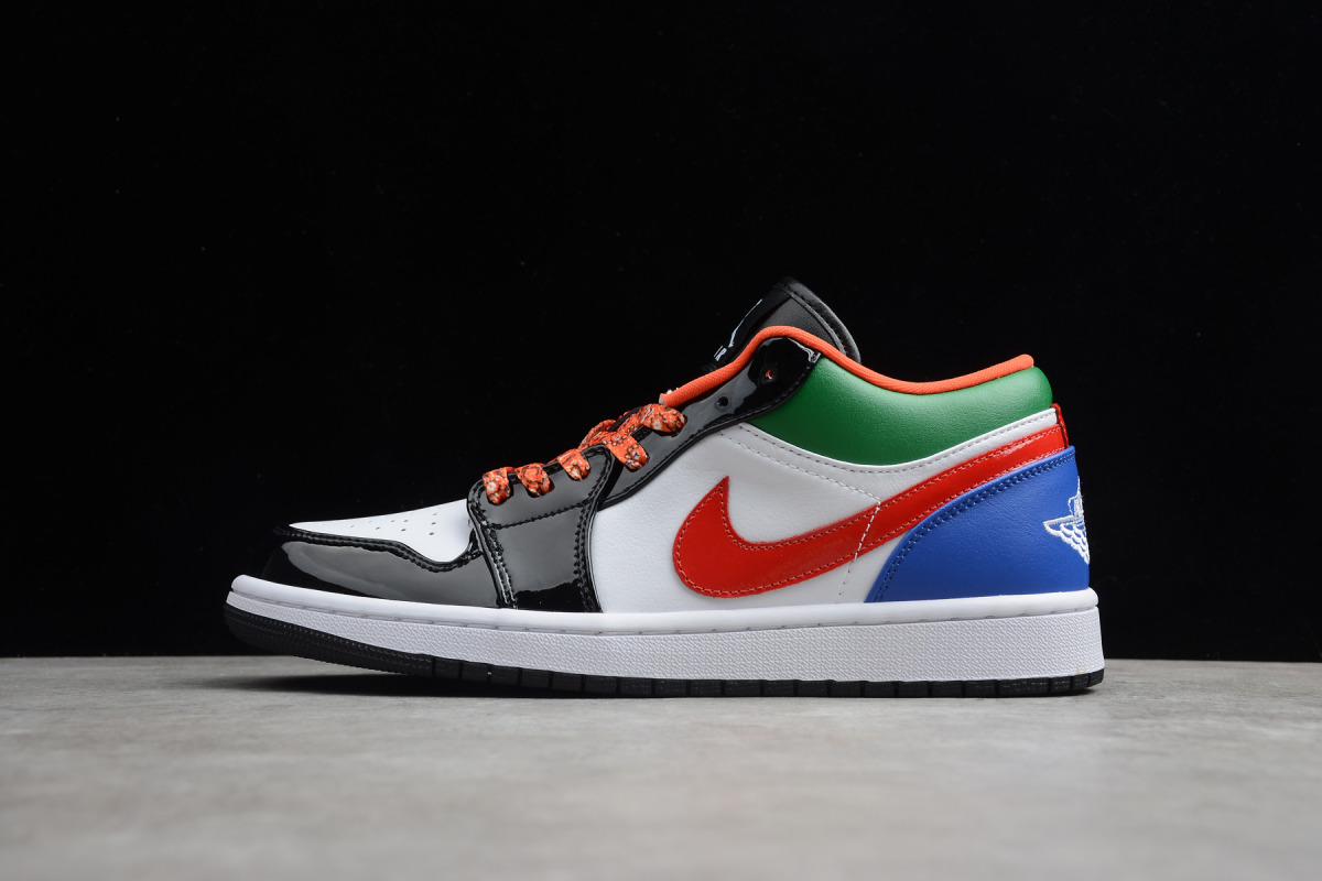 Nike Air Jordan 1 Low "Multi-Color Black Toe"