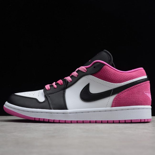 Nike Air Jordan 1 Low "Black Active Fuchsia"