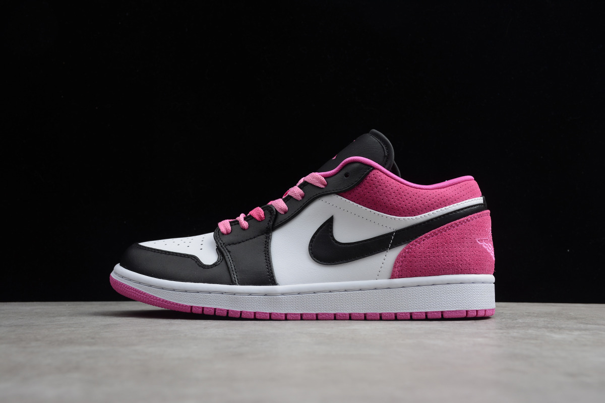 Nike Air Jordan 1 Low "Black Active Fuchsia"