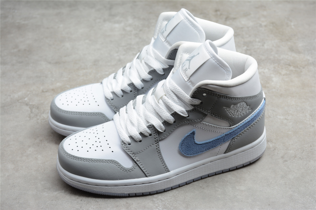 Nike Air Jordan 1 Mid "Grey Aluminum"