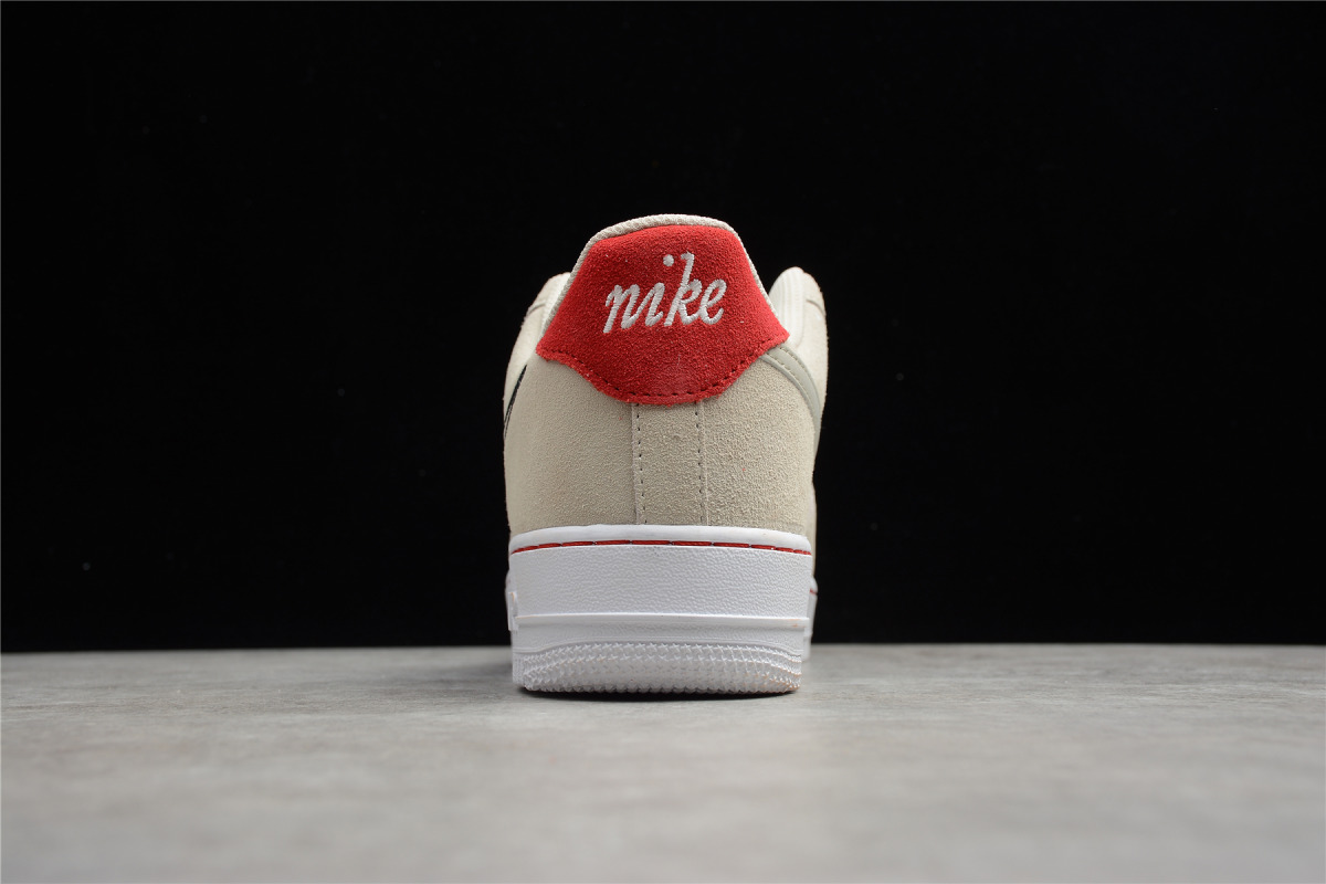 Nike Air Force 1 Low First Use Light Sail Red