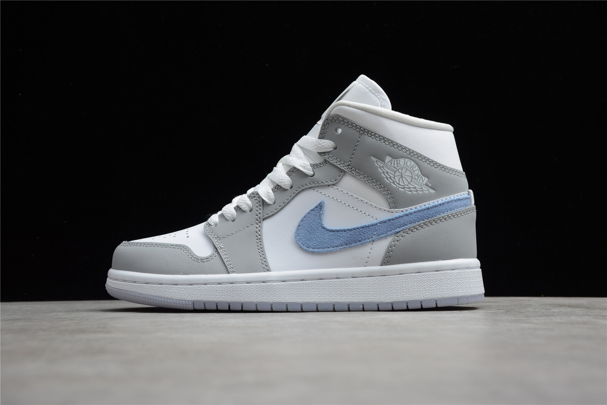 Nike Air Jordan 1 Mid "Grey Aluminum"