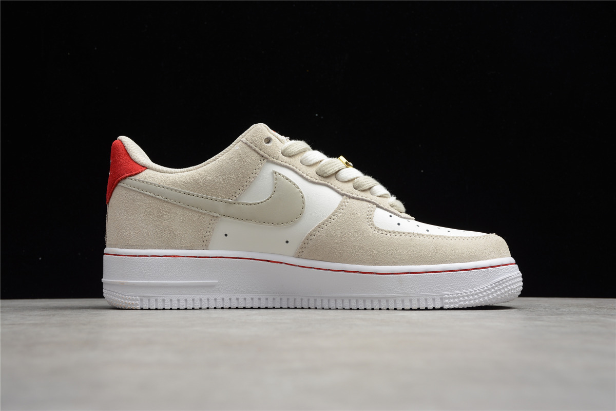 Nike Air Force 1 Low "First Use Light Sail Red"