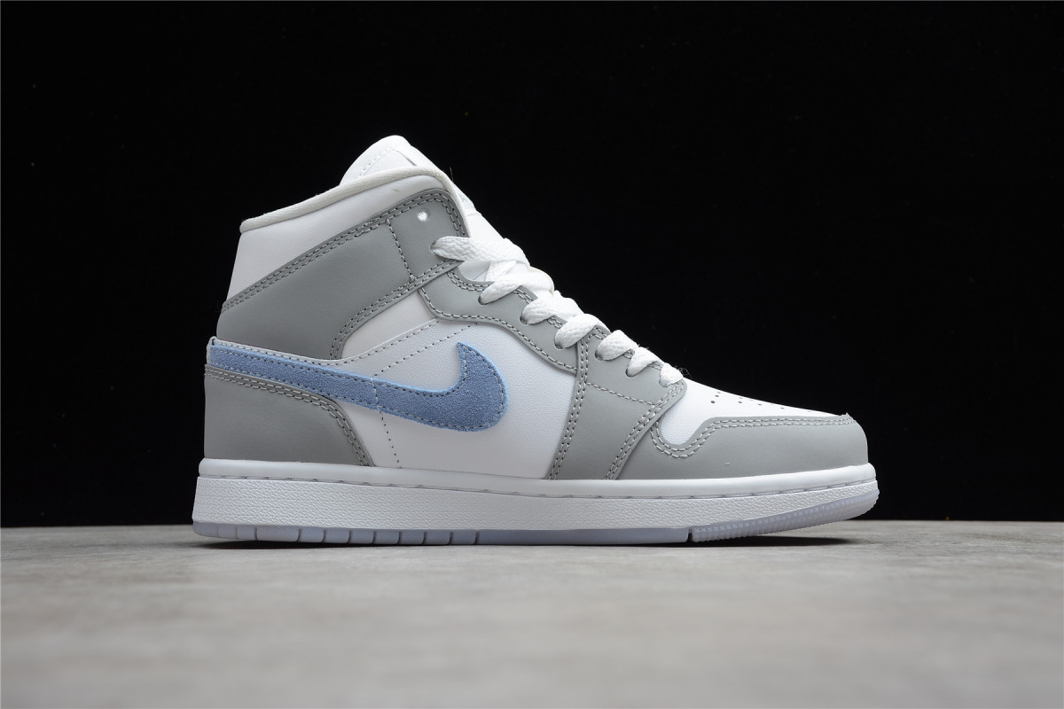 Nike Air Jordan 1 Mid "Grey Aluminum"