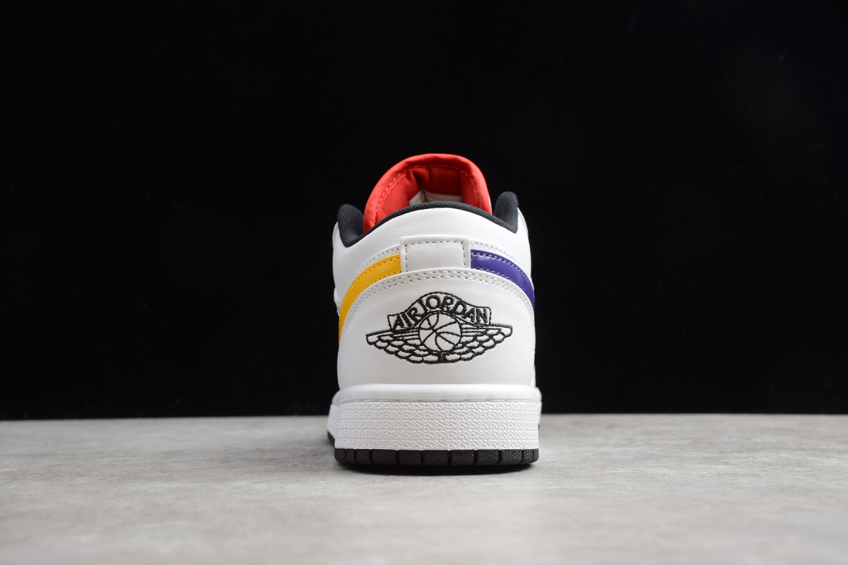 Nike Air Jordan 1 Low "White Multi-Color"