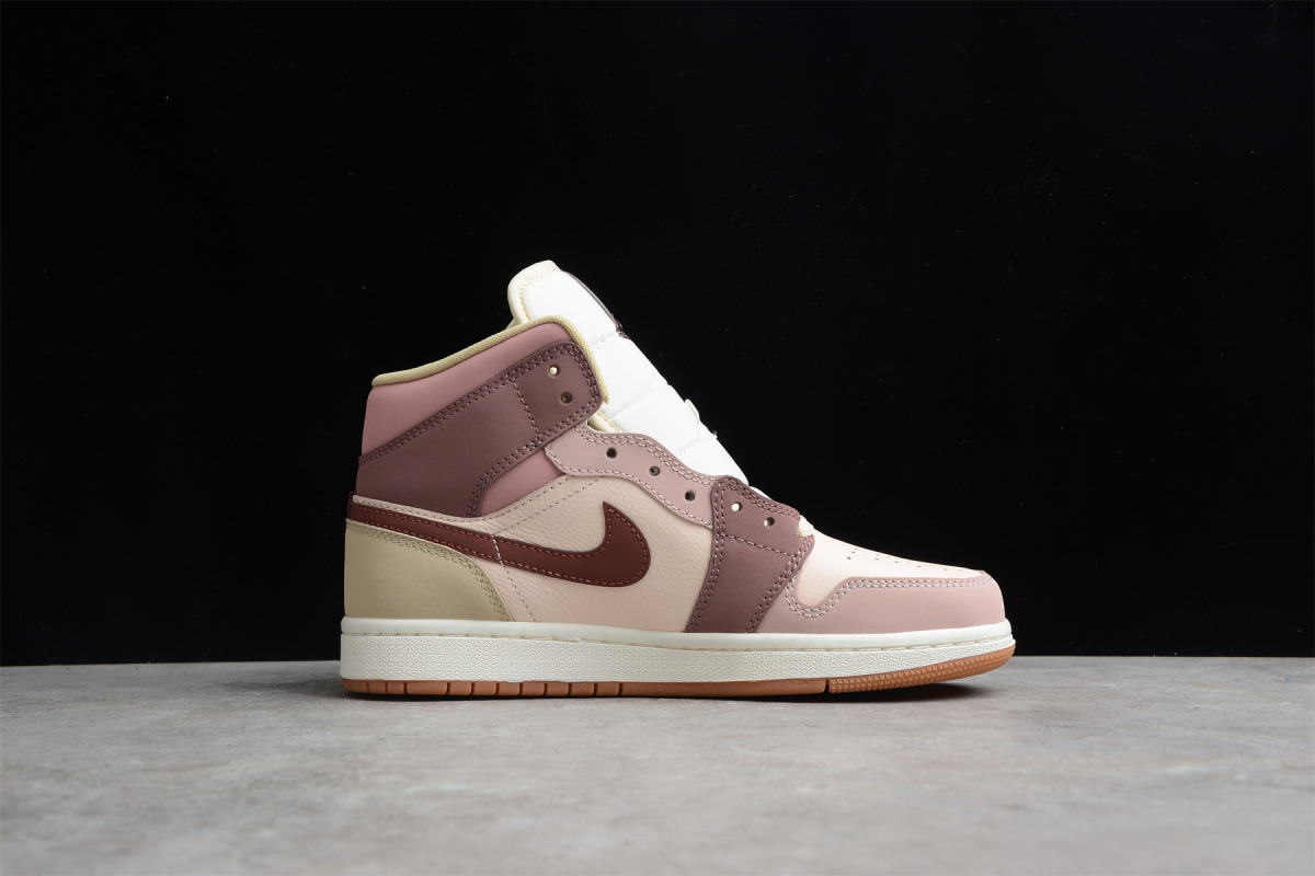 Nike Air Jordan 1 Mid "Dark Pony Smoky Mauve"