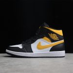 Nike Air Jordan 1 Mid "White Pollen Black"