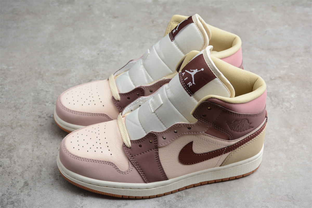 Nike Air Jordan 1 Mid "Dark Pony Smoky Mauve"