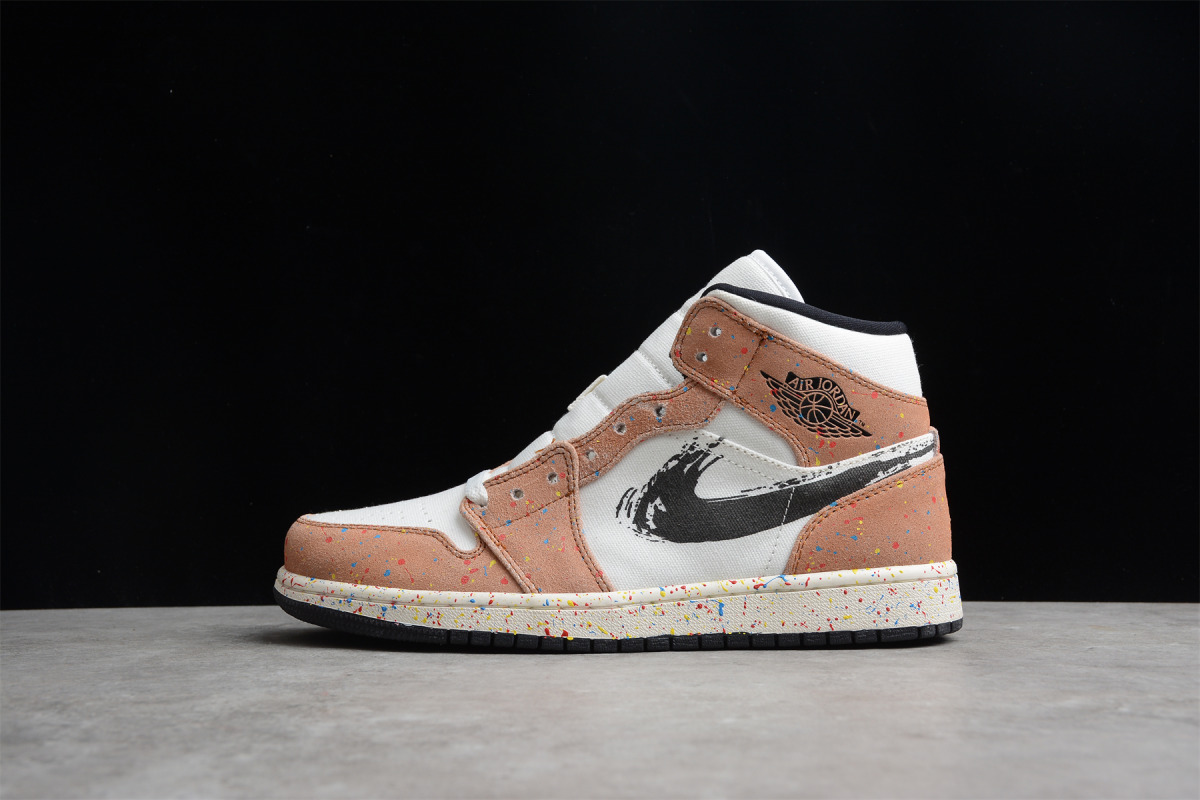 Nike Air Jordan 1 Mid "Brushstroke"