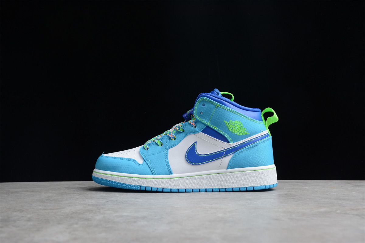 Nike Air Jordan 1 Mid "Sprite Blue"