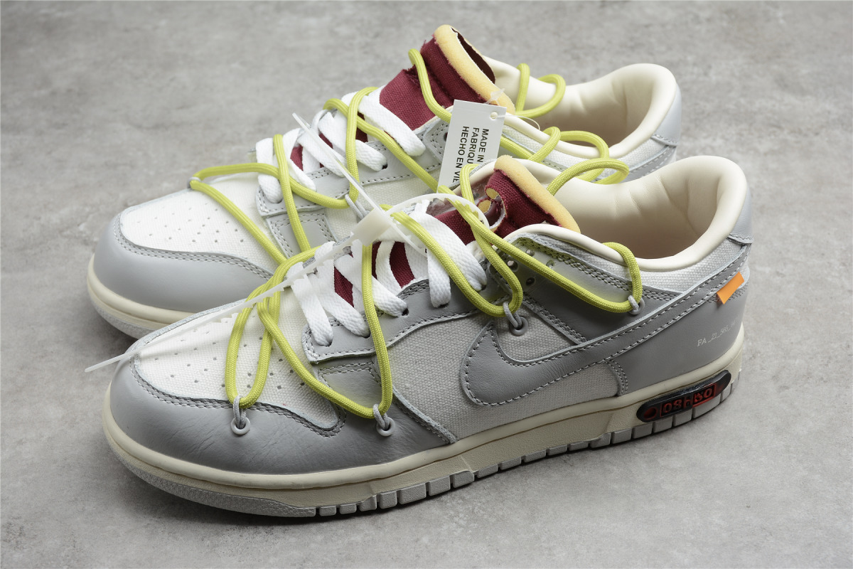 Off-White x Nike Dunk Low "Lot 08 of 50"