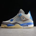 Off-White x Nike Air Jordan 4 Retro "Military Blue"