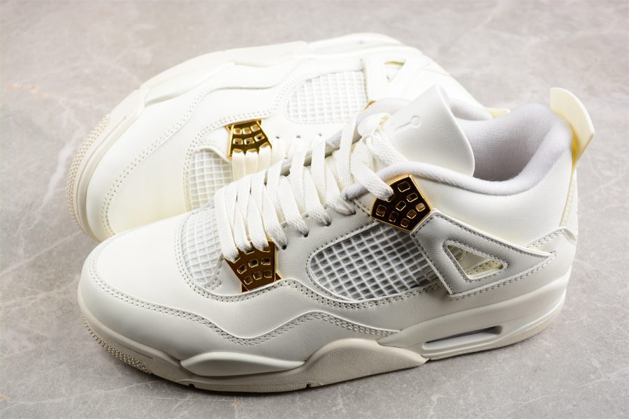 Nike Air Jordan 4 Retro "White Gold" - Imagen 2