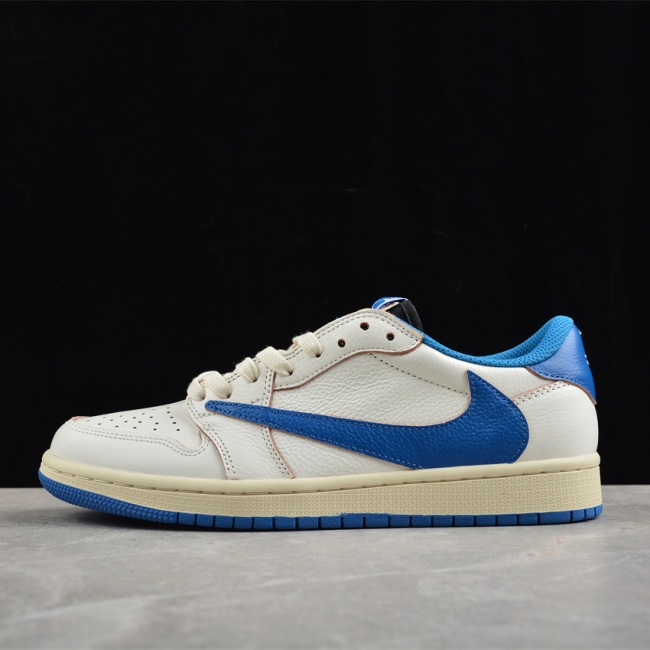 Travis Scott x Air Jordan 1 Low "Military Blue"