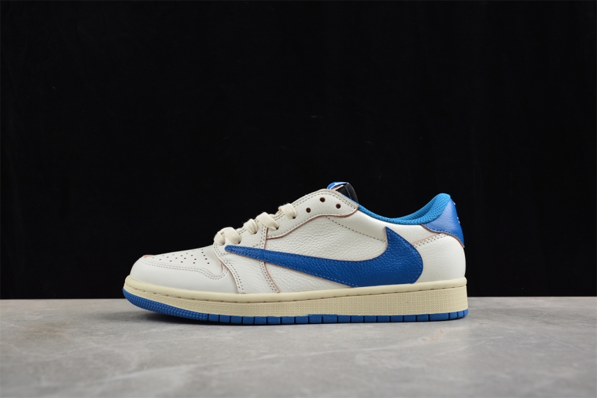 Travis Scott x Air Jordan 1 Low "Military Blue"