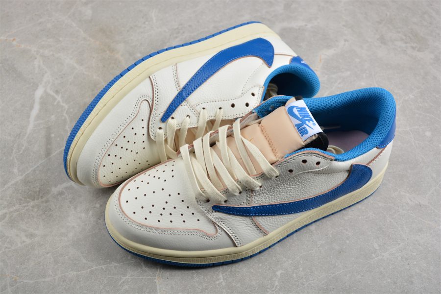 Travis Scott x Air Jordan 1 Low "Military Blue" - Imagen 2